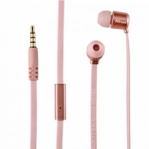 Trust Duga Nappikuulokkeet Rose Gold