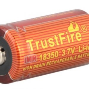 Trustfire IMR 18350 800 mAh Li-Mn akku ilman suojapiiriä