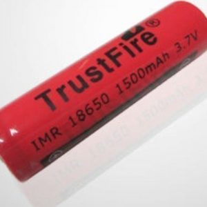 Trustfire IMR 18650 2000 mAh Li-Mn akku ilman suojapiiriä