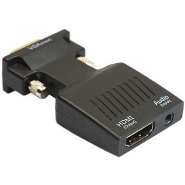 VGA-HDMI-sovitin 3.5mm Ã"äniliitännällä