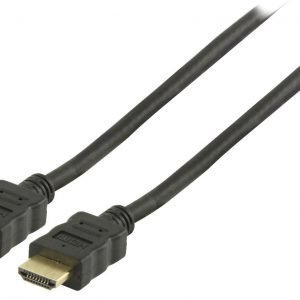 Valueline H-Speed + Ethernet Musta Hdmi Kaapeli