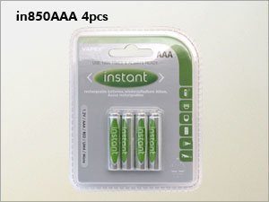 Vapex Instant ladattava AAA NiMH akku - 950 mAh - 4 kpl + kotelo