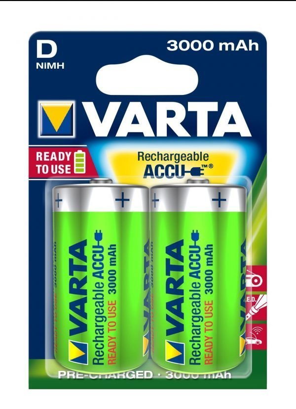 Varta 2d 3000 Mah Ladattava Akkuparisto