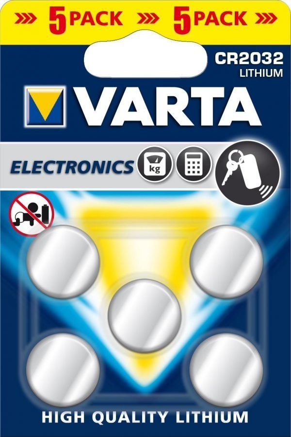 Varta Electronics Cr2032 Paristo 5-Pakkaus