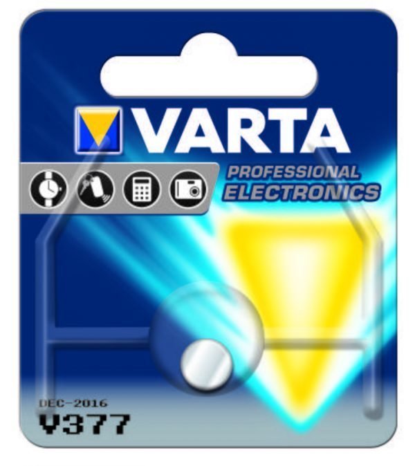 Varta Electronics V377 Nappiparisto