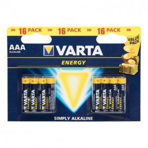 Varta Energy Aaa Paristo 16kpl