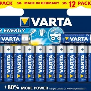 Varta High Energy Aa Paristot 12 Kpl