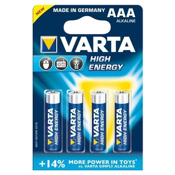 Varta High Energy Aaa Paristo 4kpl