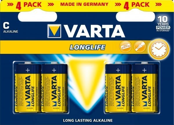 Varta Longlife C Paristo 4 Kpl