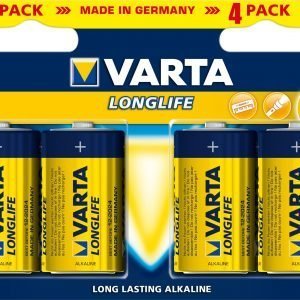 Varta Longlife D Paristo 4 Kpl