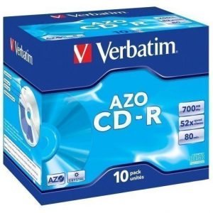 Verbatim CD-R Verbatim 52x 10p 80m/700MB JC Crystal