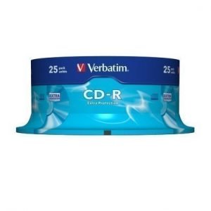 Verbatim CD-R Verbatim 52x 25p 700MB Spindel Extra Protection