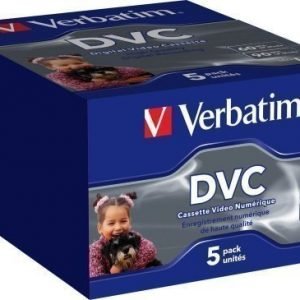 Verbatim DVC Verbatim Mini DV 5-pack Digitalkameraband 60min (Digital Video Cassette)