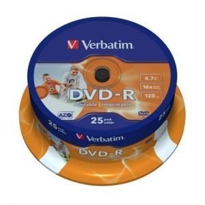 Verbatim DVD-R Verbatim 4.7GB 25p 16X Printable