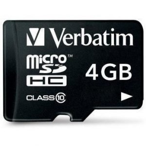 Verbatim microSDHC Class 10 4GB
