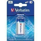 Verbatim paristo 9V/6LR61 Premium Alkaline 1-pakkaus