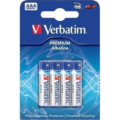 Verbatim paristot AAA(LR03) 4-pakkaus Alkaline 1 5 V