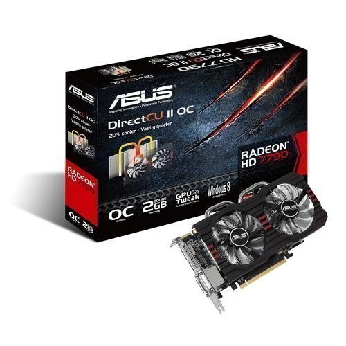 Videocard-PCI-Express-AMD Asus Radeon HD7790 2GB DDR5 DirectCU II 2xDVI HDMI DisplayPort PCIe