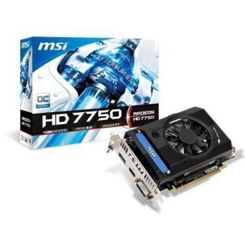 Videocard-PCI-Express-AMD MSI Radeon HD7750 OC 1GB DDR5 DVI HDMI DisplayPort PCIe