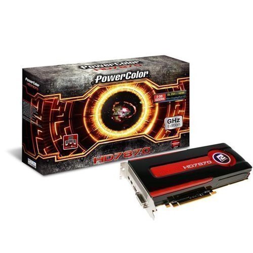 Videocard-PCI-Express-AMD PowerColor Radeon HD7870 2GB DDR5 DVI HDMI 2xDisplayPort PCIe