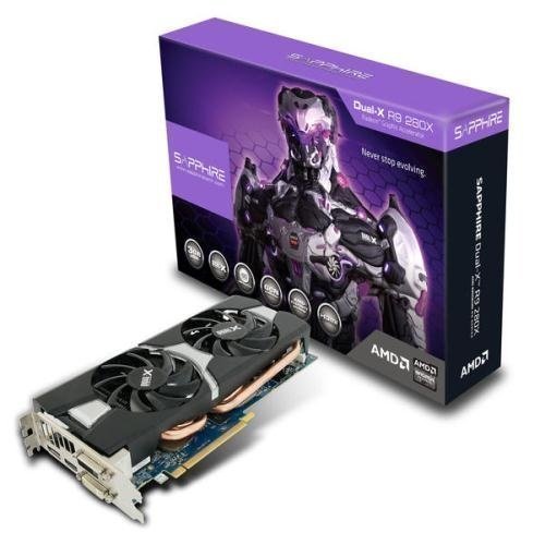 Videocard-PCI-Express-AMD Sapphire Radeon R9 280X OC DUAL-X 3GB DDR5 2xDVI HDMI DisplayPort Full Retail PCIe