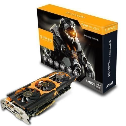 Videocard-PCI-Express-AMD Sapphire Radeon R9 280X TOXIC 3GB DDR5 2xDVI HDMI DisplayPort Full Retail PCIe