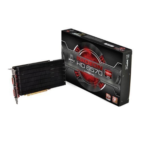 Videocard-PCI-Express-AMD XFX HD6570 1GB DDR3 (650Mhz) 2xDVI HDMI DX11 16x PCIe Heatsink