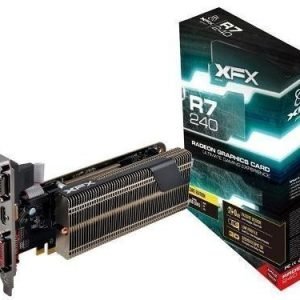 Videocard-PCI-Express-AMD XFX Radeon R7 240 2GB DDR3 DVI HDMI LP Passive PCIe