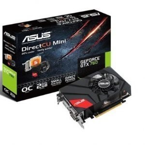 Videocard-PCI-Express-NVIDIA Asus GeForce GTX 760 Mini 2GB DDR5 2xDVI HDMI DisplayPort PCIe