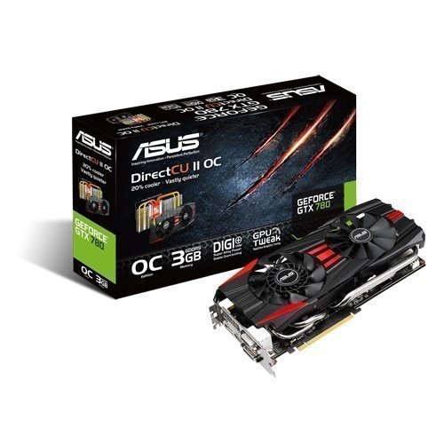 Videocard-PCI-Express-NVIDIA Asus GeForce GTX 780 3GB DDR5 DirectCU II 2xDVI HDMI DisplayPort PCIe