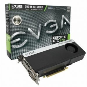 Videocard-PCI-Express-NVIDIA EVGA GeForce GTX 670 2GB DDR5 2xDVI HDMI DisplayPort PCIe