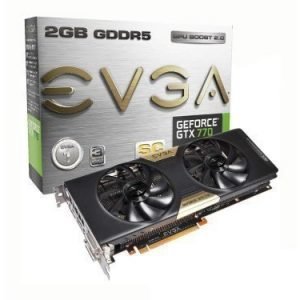 Videocard-PCI-Express-NVIDIA EVGA GeForce GTX 770 SC 2GB DDR5 2xDVI HDMI DisplayPort PCIe