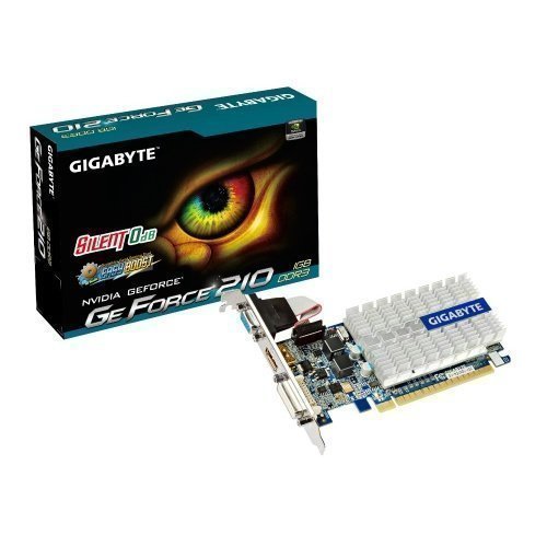 Videocard-PCI-Express-NVIDIA Gigabyte GeForce 210 1GB DDR3 DVI VGA HDMI LowProfile PCIe