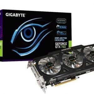 Videocard-PCI-Express-NVIDIA Gigabyte GeForce GTX 760 OC Rev2.0 2GB DDR5 2xDVI HDMI DisplayPort PCIe