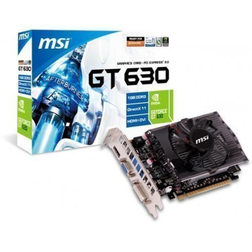 Videocard-PCI-Express-NVIDIA MSI GeForce GT 630 1GB DDR3 DVI VGA HDMI PCIe