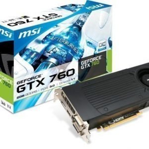 Videocard-PCI-Express-NVIDIA MSI GeForce GTX 760 2GB DDR5 2xDVI HDMI DisplayPort PCIe