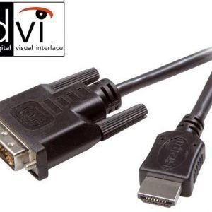 Vivanco Hdmi - Dvi-D 2 M Liitäntäkaapeli