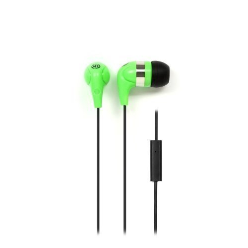 Wicked Audio JawBreakers In-Ear with Mic1 Green