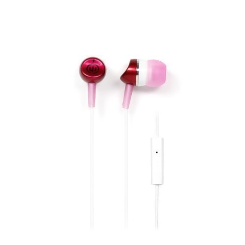 Wicked Audio Metallics In-Ear with Mic1 Pink / White