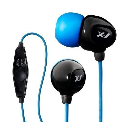 X-1 Audio Surge Contact Sport In-Ear with Mic1 Blue / Black