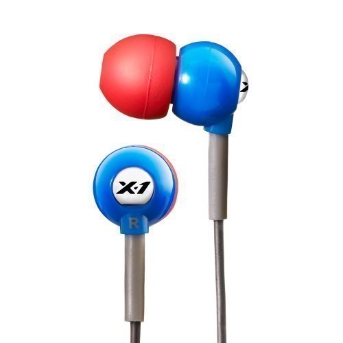 X-1 Audio Surge Flex Blue / Red In-ear Sport