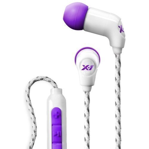 X-1 Audio Women's Momentum Ultra Light Sport In-Ear with Mic3 Purple