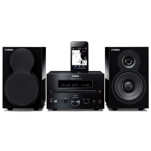 Yamaha MCR332BLPB Microsystem Black/Black iPod Docking