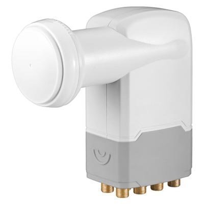 Yleinen Octo LNB 8x F-n-liitos vastaanottimeen 40mm DVB-S2 0 1dB valk