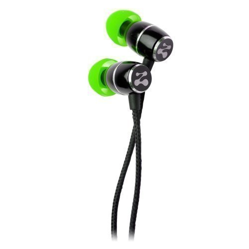 ZipBuds Fresh Black / Green In-ear