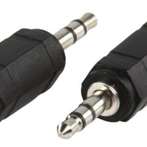 adapteriiliitin 3.5mm stereo uros - 2.5mm stereo naaras