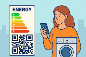 Energiamerkin QR-koodi ja EPREL-tietokanta ostajalle