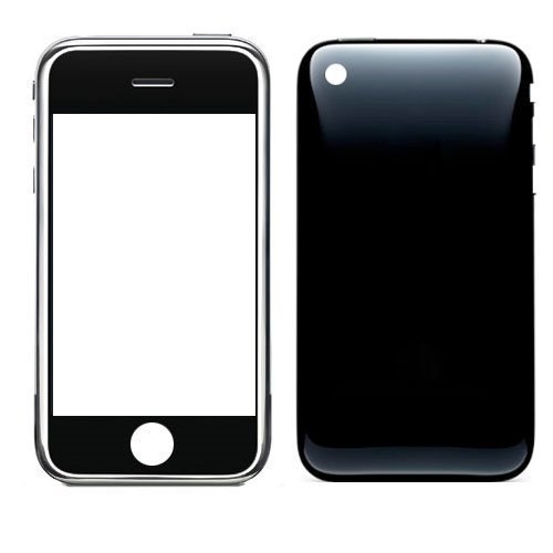 iPhone 3G yhteensopiva kuori musta