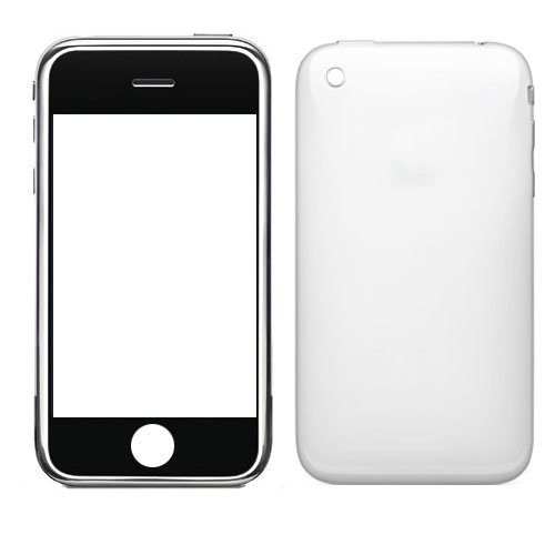 iPhone 3G yhteensopiva kuori valkoinen