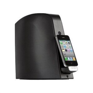 iPhone iPod Audyssey Langaton Ã"änitelakka Musta